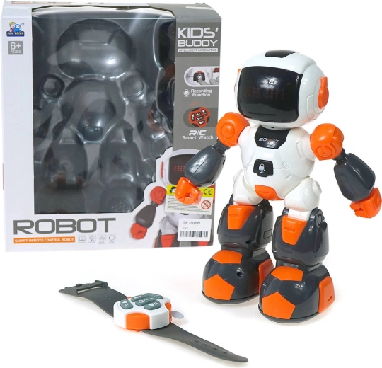 Interaktiivne RC-robot kaugjuhtimisega, salvestamise ja kellakujulise puldiga - 1 tk