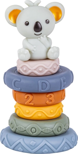 Stacking tower with a koala – fun even in the bath