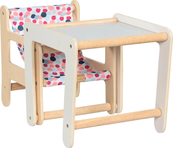 2-in-1: chair and table seating