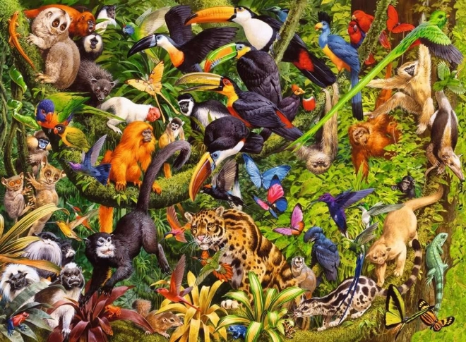 Ravensburger pusle Troopiline vihmamets XXL 200 tükki