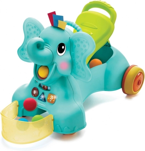 Infantino 3-in-1 sensory ride-on elephant