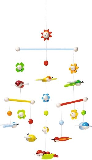 Hanging 3D ceiling mobile Spring meadow - 1 piece