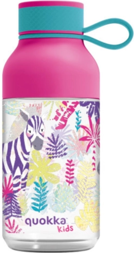 Tritanist laste joogipudel Quokka Kids Ice sebradega, aasa/käepaelaga 430 ml