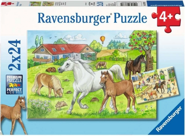 Ravensburgeri pusle Tallides 2×24 tükki