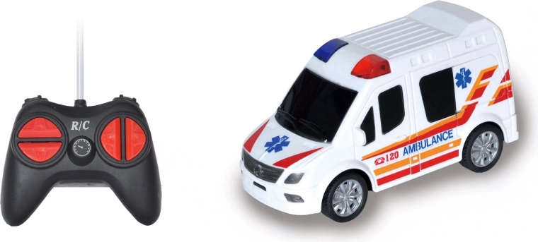 RC kaugjuhitav kiirabiauto 13,5 cm