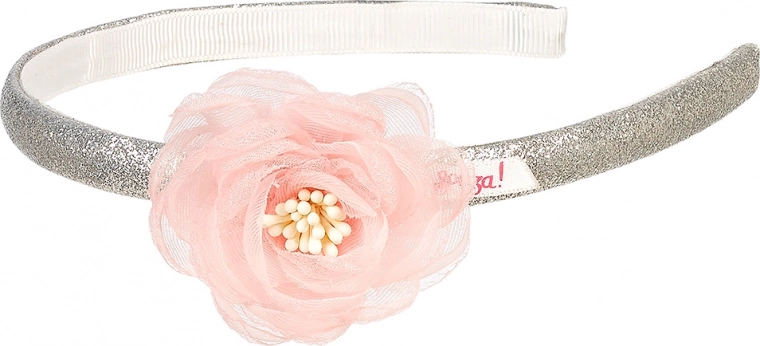 Hairband with Tulle Rose
