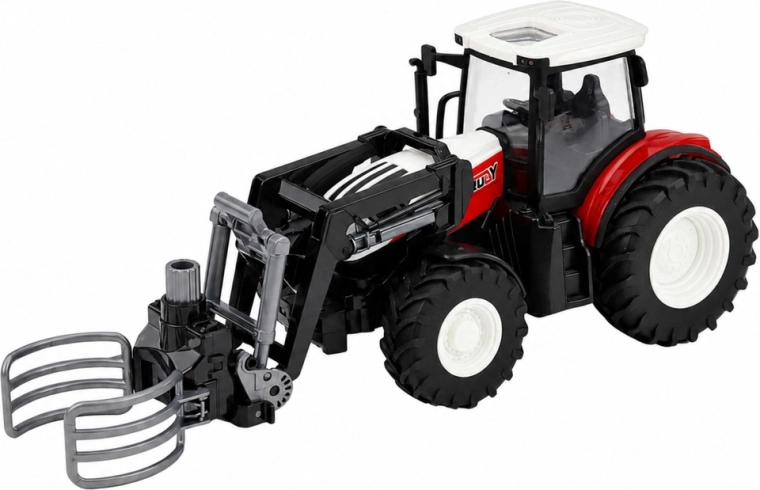 Functional loader with bale grapple