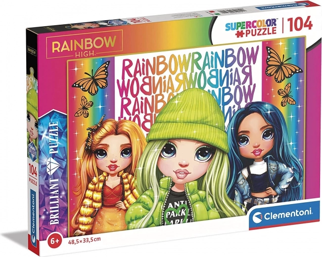 Briljantne pusle Rainbow High: Poppy, Jade ja Skyler 104 tükki