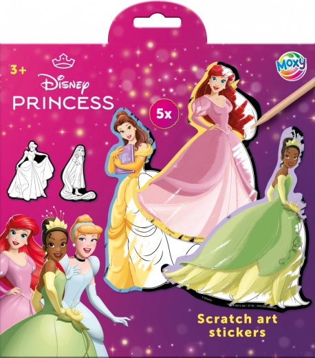 Kraabitavad kleepsud Disney printsessid 5 tk