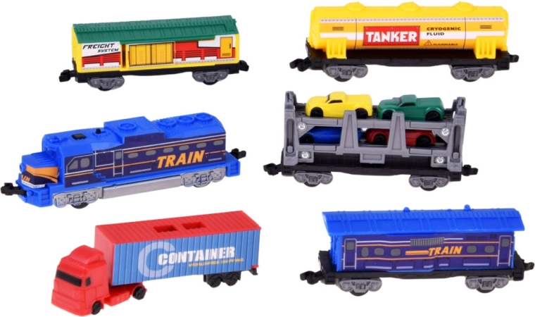 Two-level car carrier and 4 toy cars in the package