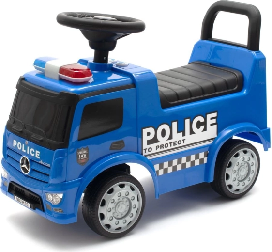 Laste tõukeauto politsei MERCEDES Baby Mix helidega – sinine
