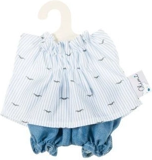 Nukunäo rõivakomplekt vuntsidega, 21 cm