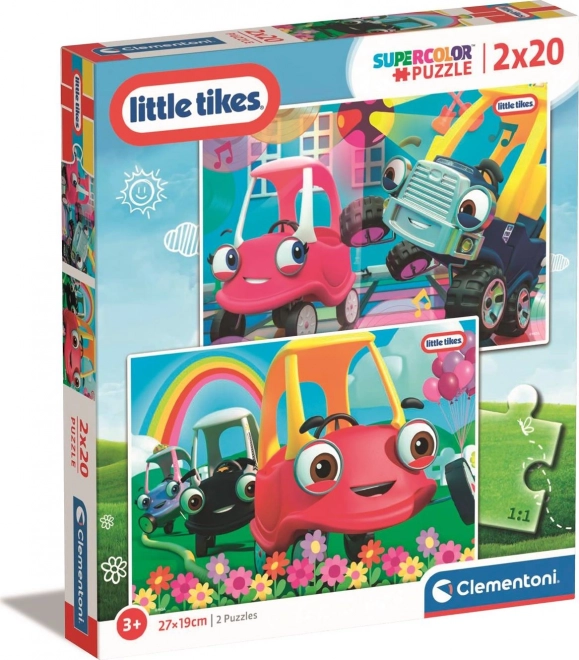 Clementoni pusle Little Tikes 2×20 tükki