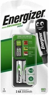 Energizer mini laadija AA/AAA + 2× AA Power Plus 2000 mAh