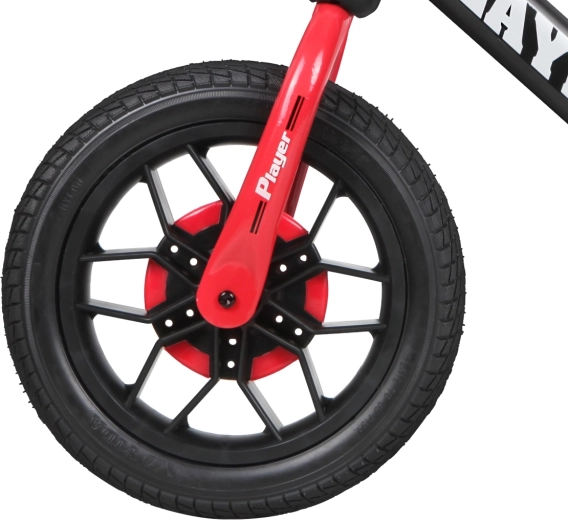 12" lightweight EVA wheels with bearings for stable riding