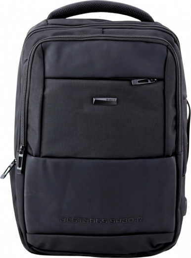 Must linnaseljakott USB ja rinnarihmaga, must 26 l