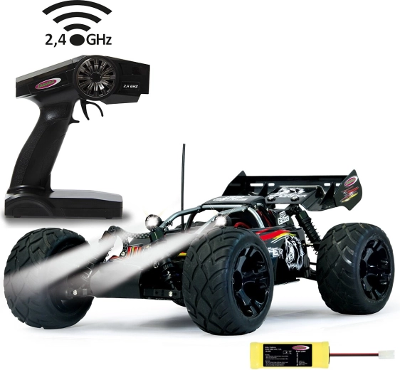 Jamara Splinter Desertbuggy 4WD 1:10 NiMH-akuga, 2,4 GHz ja LED-valgustusega
