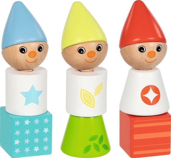 Wooden set with multiple pieces