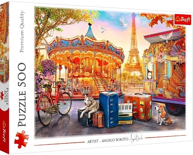 Puzzle 500 tükki – Puhkus Pariisis TREFL
