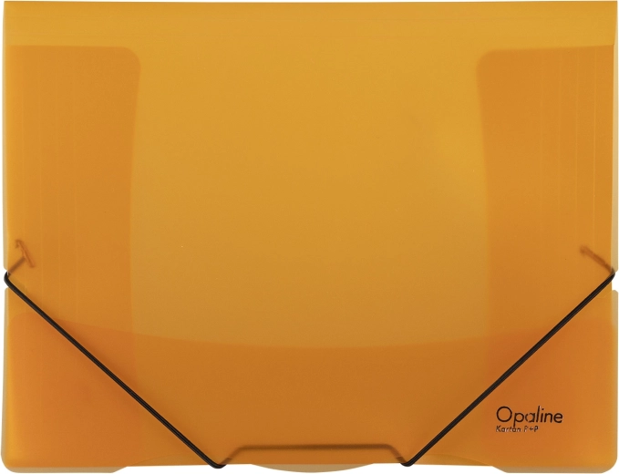Opaline elasticated folder orange A4