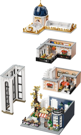 Modular opening and rich interiors