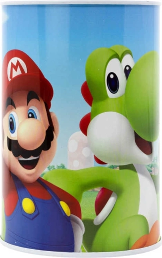 Super Mario silindrikujuline rahakassa 10 × 15 cm – 1 tk