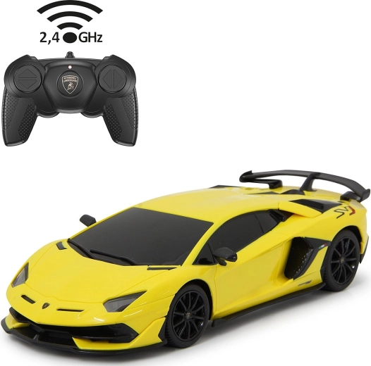 Jamara Lamborghini Aventador SVJ RC car 1:24, yellow, 2.4 GHz