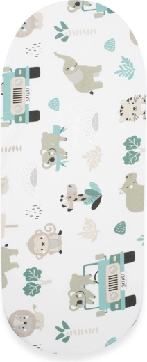 Cotton stroller sheet NEW BABY Safari 35 × 75 cm