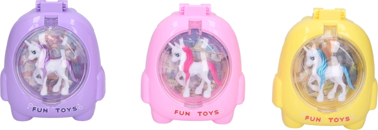 Unicorn figure in a box (surprise) 10 cm - 1 piece
