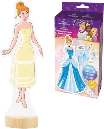 Magnetiline riietamine koos värvimisraamatuga DISNEY printsessid