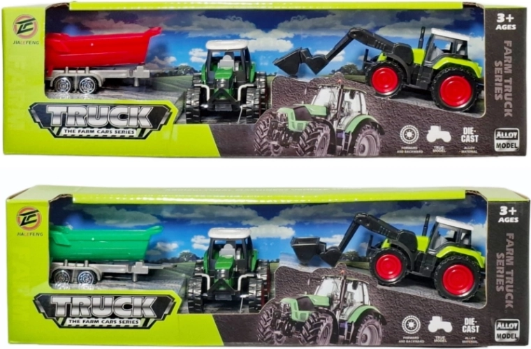 Traktor haagisega – 1 tk