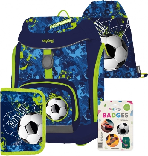 4-Piece OXY Sherpy Set – Football Theme