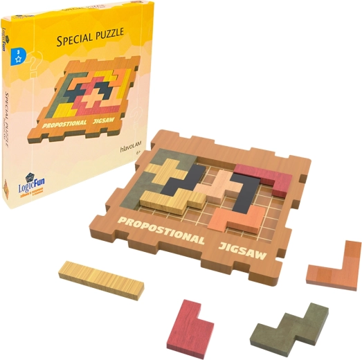 Wooden Brain Teaser Special Puzzle – a logic puzzle for kids and adults