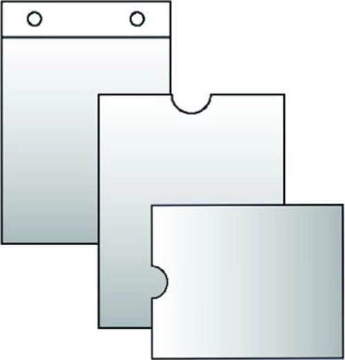 Transparent ticket holder 110x140mm