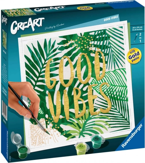 CreArt: Good Vibes – numbrite järgi maalimine teismelistele