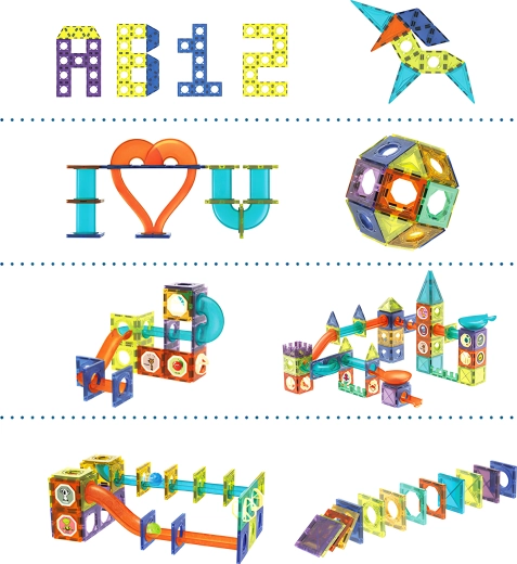 Creative 2D and 3D builds and marble tracks