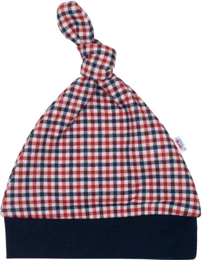 Infant cotton hat New Baby Checkered 9–12 months