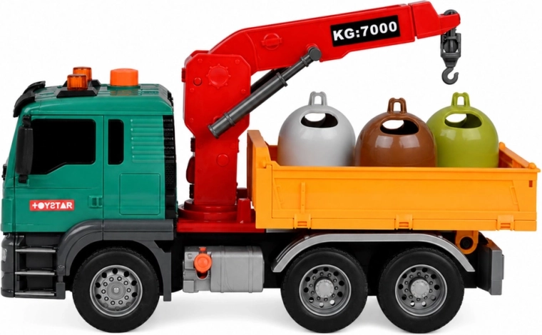 Waste sorting containers for educational play
