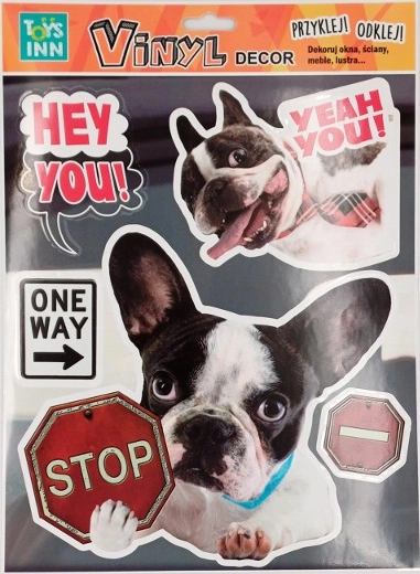 Vinyl Stickers Dog Stop