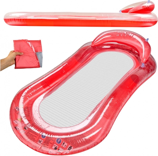 Inflatable Mattress with Backrest and Water Net Red Bestway