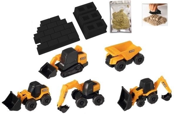 5 JCB mini vehicles in one pack