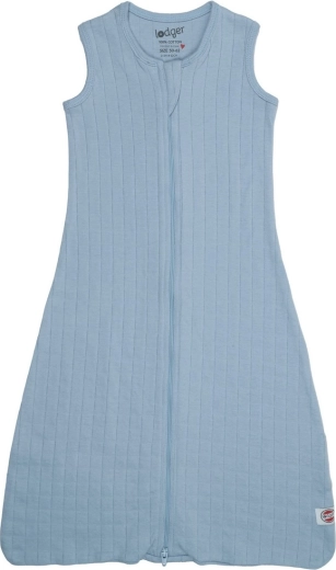 Lodger hopper puuvillane varrukateta magamiskott solid blue fogg 86/98