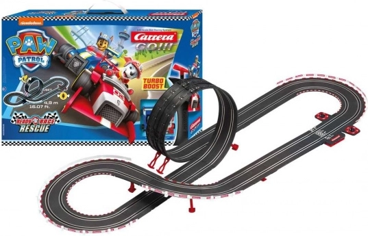 Carrera GO autorada Käpapatrull 4,9 m koos loopingu ja ringiloenduriga