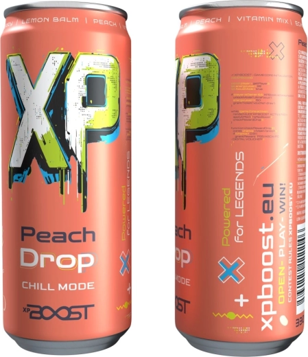 XP BOOST drink kids' herbal beverage Peach Drop 330 ml - 1 piece