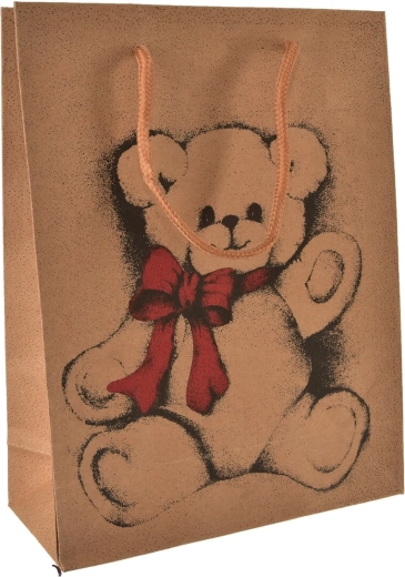 Gift bag with bear motif 18 × 10 × 23 cm