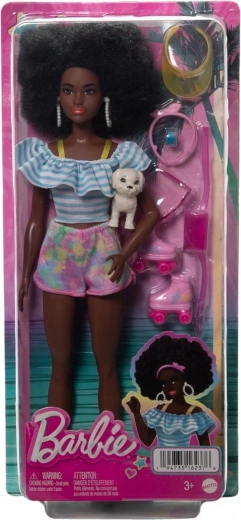 Barbie deluxe moenukk – trendikas rulluisutaja tarvikute ja kutsikaga