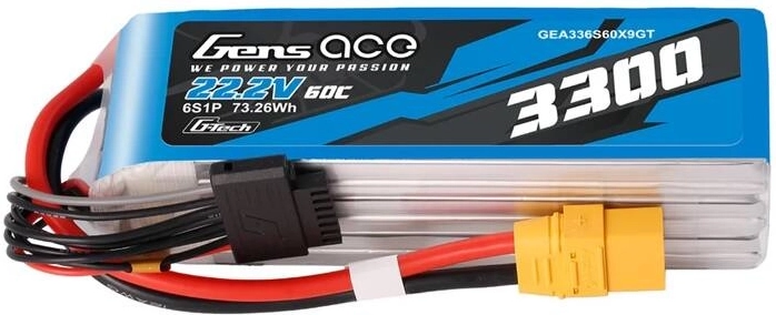 Lipo aku Gens Ace G-Tech 3300mAh 22,2V 60C 6S1P XT90-konnektoriga
