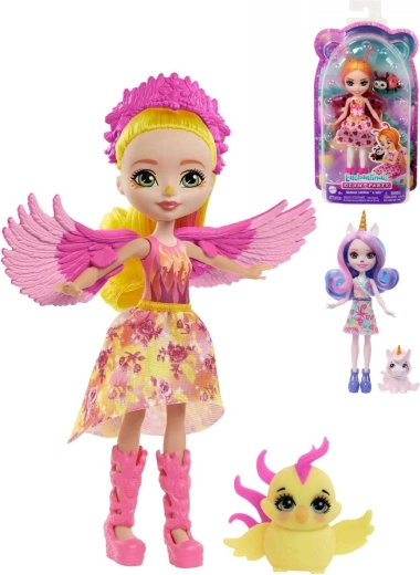 Mattel Enchantimals nukk koos loomakesega 15 cm - 1 tk