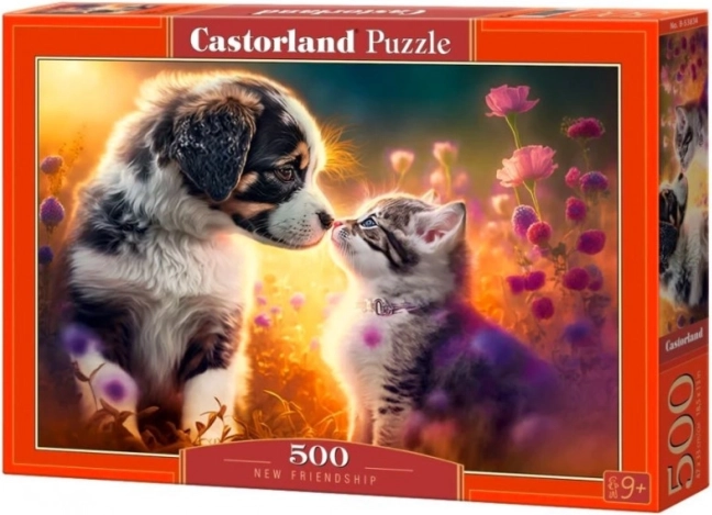 Puzzle 500 tükki CASTORLAND – uus sõprus (koer ja kass)