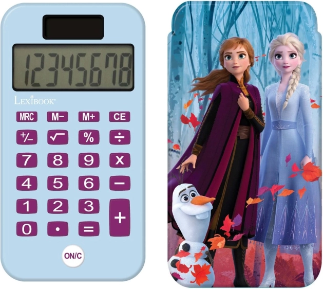 Lexibook taskukalkulaator Frozen – laste kalkulaator liugkattega